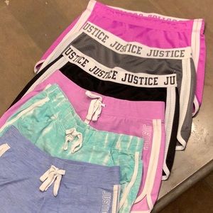 6 pair Justice Shorts